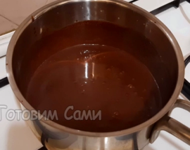 Топим шоколад