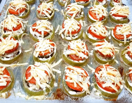 Фаршированные кабачки с фаршем