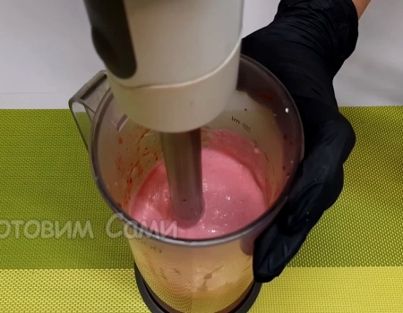 Клубника с творогом