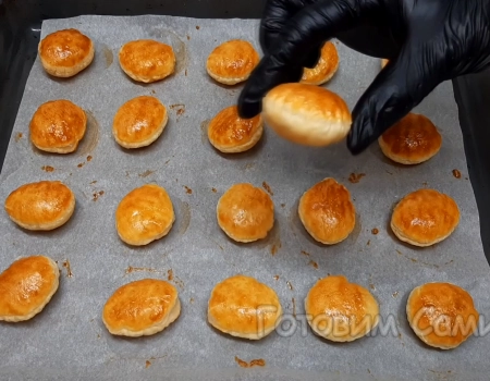 закуска с семгой и сыром, тесто