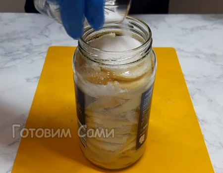 лимон с сахаром